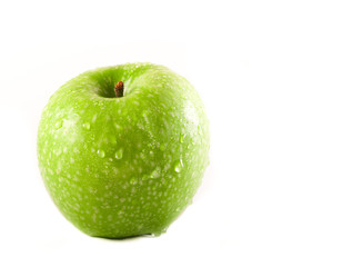 green apple isolated