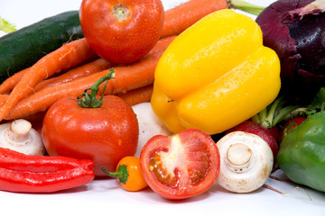 Group of different vegetables