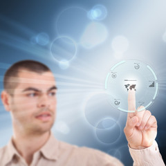 Touch screen buttons