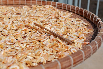 Dry seafood. Tai O fish market. Hong Kong.