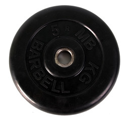Obraz premium Disk for dumbbells isolated