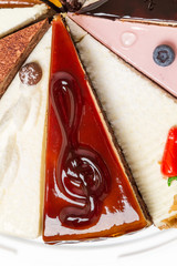 Piece of cake and a treble clef