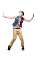 male hip-hop dancer