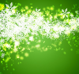 Beautiful snowflake Christmas background