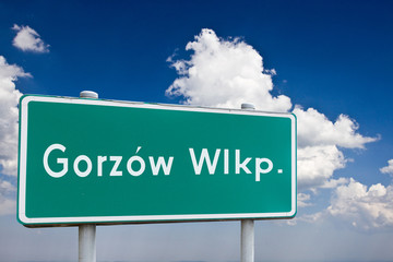 Znak Gorzów Wielkopolski - obrazy, fototapety, plakaty