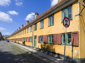 Fototapeta na wymiar Ulica w Kopenhadze