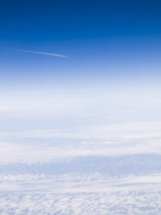 Blue sky and clouds background