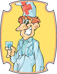 cheerful doctor