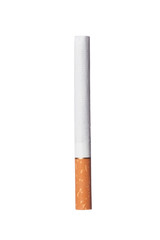 One Cigarette isolated on the white background