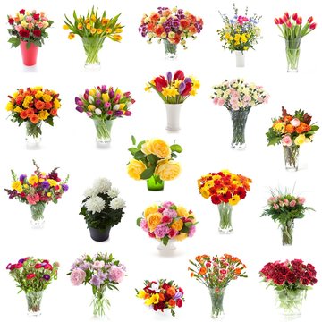 Bouquets of flowers