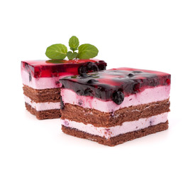 Delicious  cake piece