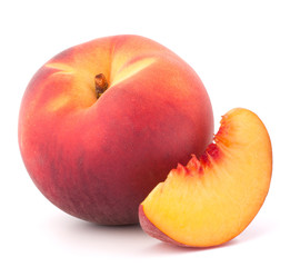 Ripe peach fruit