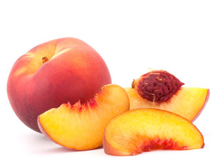 Ripe peach fruit