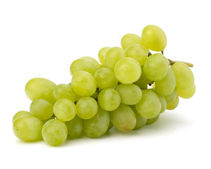 Perfect bunch of white grapes