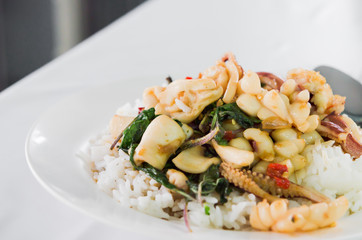 spicy seafood
