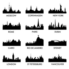 city ​​silhouette vector