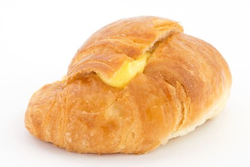 croissant with cream