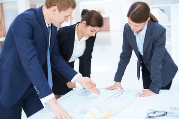 Looking at blueprint