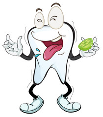 a tooth