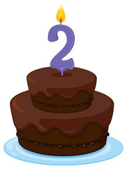 a birthday cake