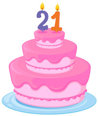 a birthday cake