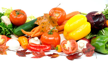 Group of different vegetables