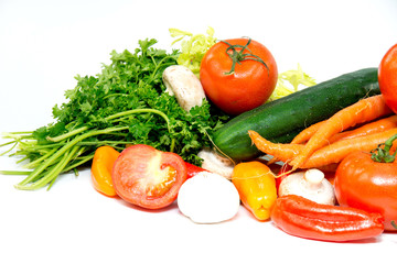 Group of different vegetables