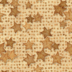 seamless pattern grunge stars