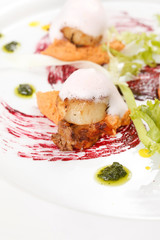 Scallop seafood appetizer