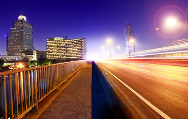 Fototapeta premium City at night.