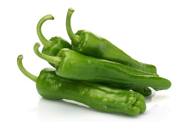 Fresh green pepper group