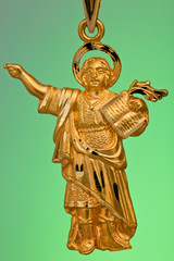 Obraz premium Gold Pendant