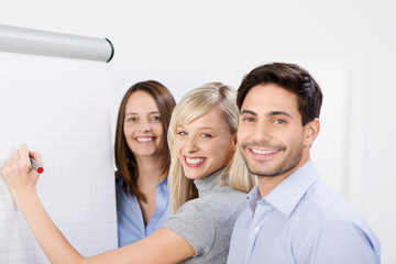 coaching am flipchart