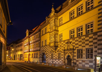 Erfurt in the evening, Germany