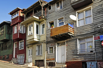 Häuser im Istanbuler Stadtteil Edirnekapı