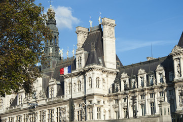 Fototapeta na wymiar Paris - the city hall