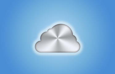 Silberne Wolke cloud computing