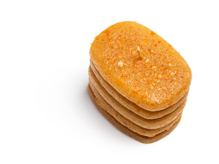 aromatic candles in stack