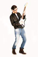 Fototapeta premium E-Gitarre spielen