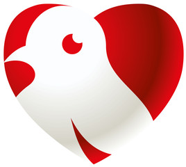 Love bird logo