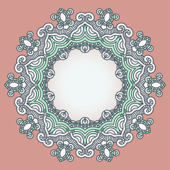 Ornamental round pattern