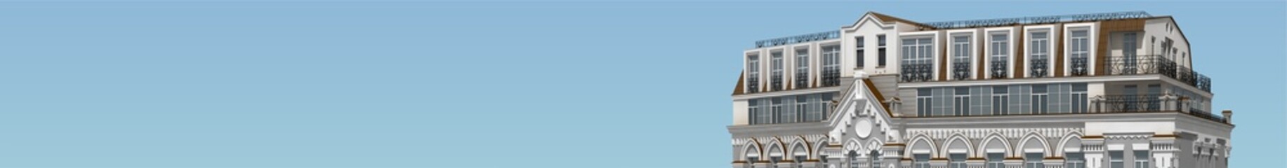 Fototapeta premium banner attic