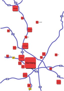Ballungsraum N&uuml;rnberg