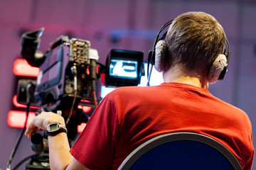 Professional cameraman