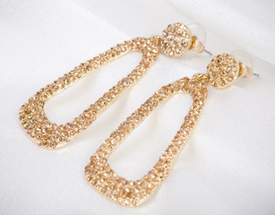 Beautiful jewelry on background