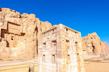 Ka'ba-ye Zartosht, Naqsh-e Rustam in northwest Persepolis, Iran.