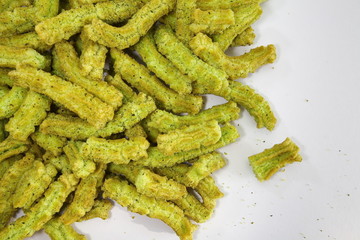 Rice crisp ,wasabi flavor