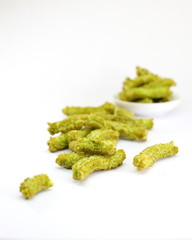 Rice crisp ,wasabi flavor