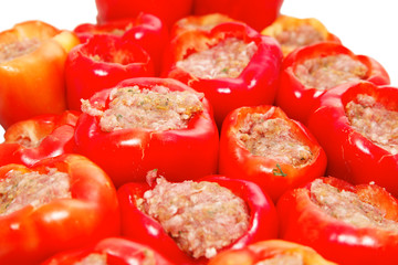 gefüllte Paprika mit Hackfleisch