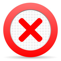 Obraz premium cancel icon